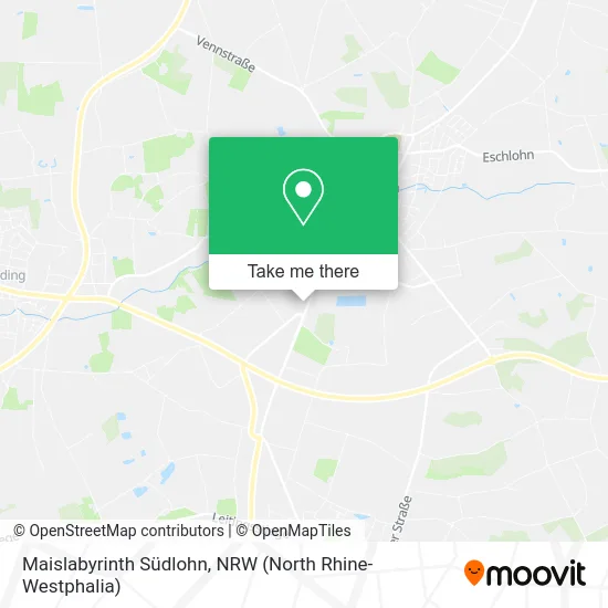Maislabyrinth Südlohn map