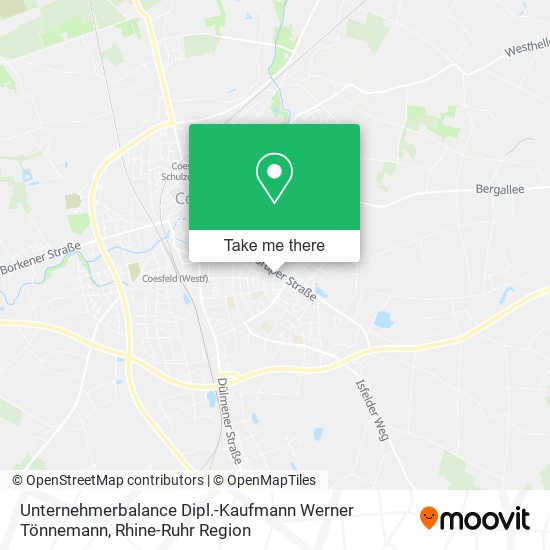 Unternehmerbalance Dipl.-Kaufmann Werner Tönnemann map