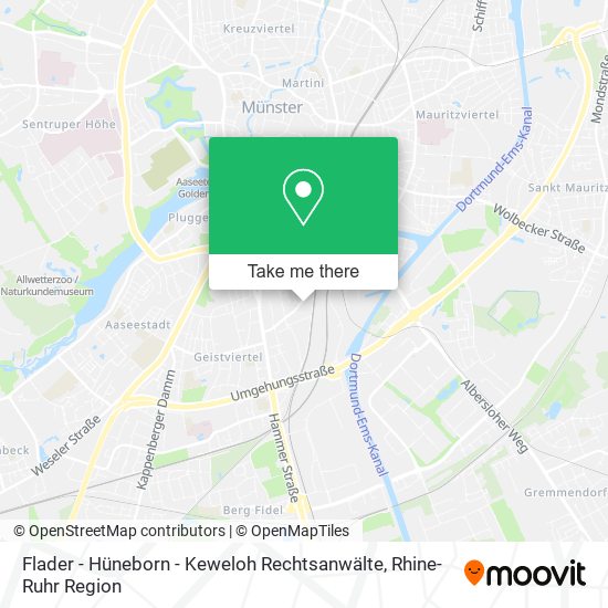 Flader - Hüneborn - Keweloh Rechtsanwälte map