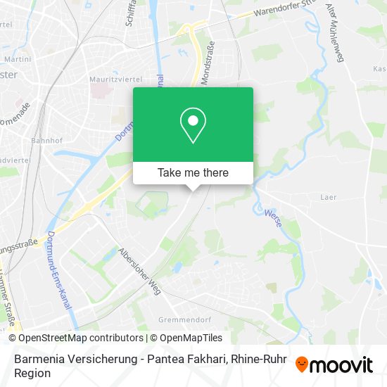 Barmenia Versicherung - Pantea Fakhari map
