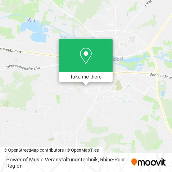 Карта Power of Music Veranstaltungstechnik