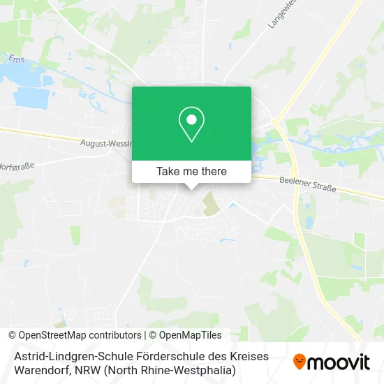 Astrid-Lindgren-Schule Förderschule des Kreises Warendorf map