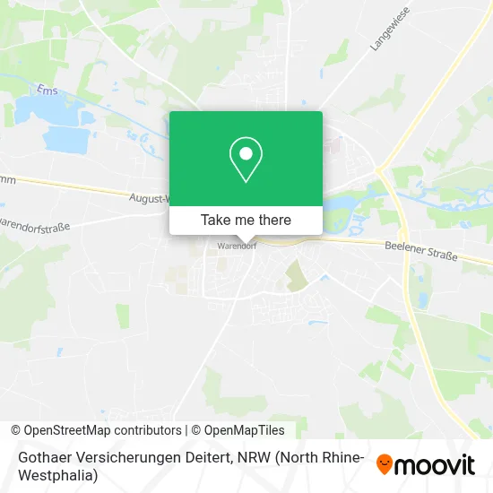 Gothaer Versicherungen Deitert map
