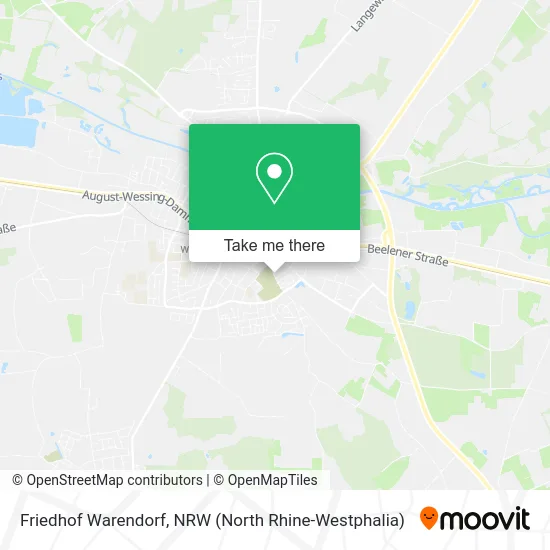 Friedhof Warendorf map