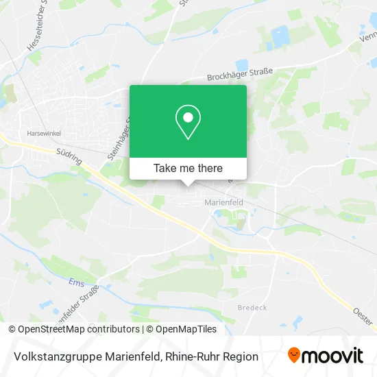 Карта Volkstanzgruppe Marienfeld