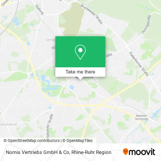 Nomis Vertriebs GmbH & Co map