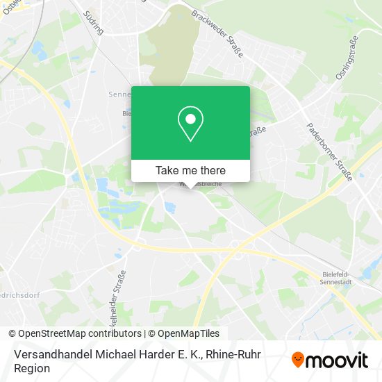 Versandhandel Michael Harder E. K. map