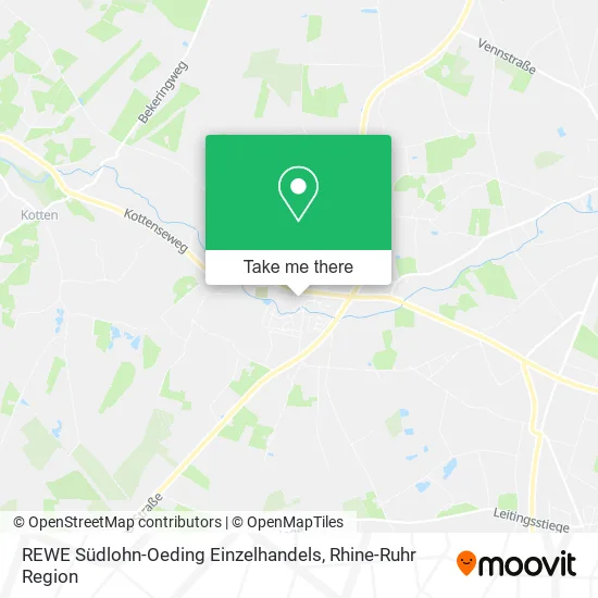 Карта REWE Südlohn-Oeding Einzelhandels