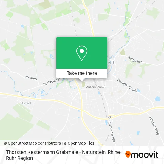 Карта Thorsten Kestermann Grabmale - Naturstein