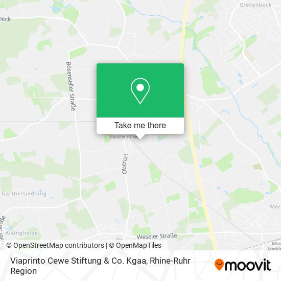 Viaprinto Cewe Stiftung & Co. Kgaa map