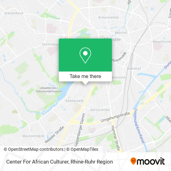 Карта Center For African Culturer