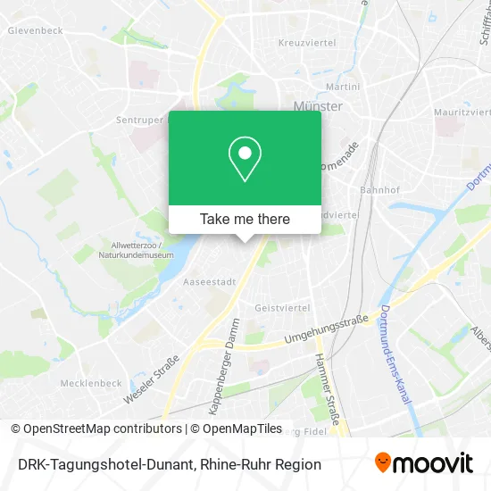 Карта DRK-Tagungshotel-Dunant