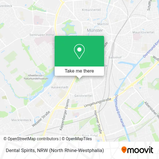 Dental Spirits map