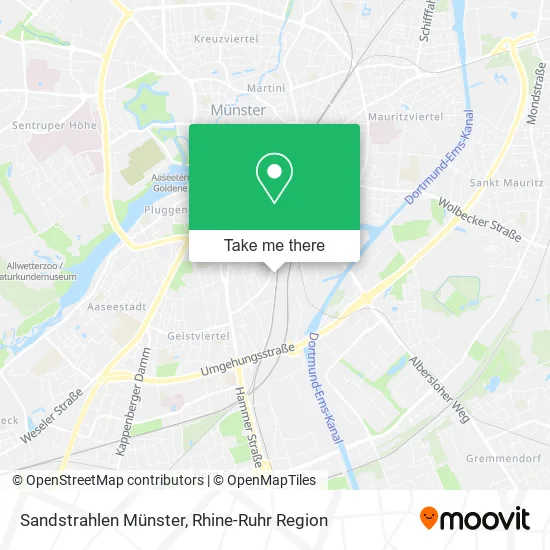 Карта Sandstrahlen Münster
