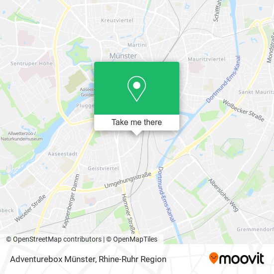 Adventurebox Münster map
