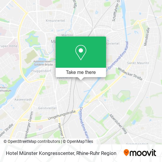 Hotel Münster Kongresscenter map