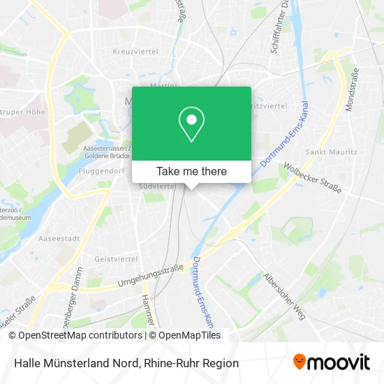 Карта Halle Münsterland Nord