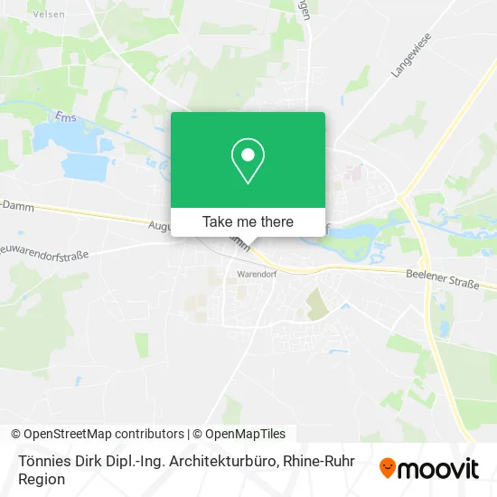 Карта Tönnies Dirk Dipl.-Ing. Architekturbüro