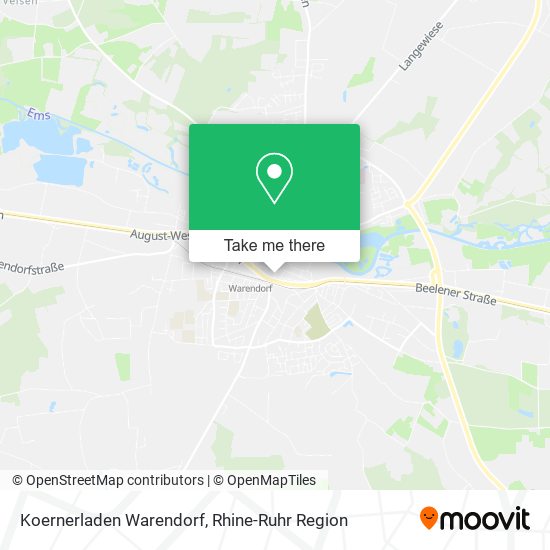 Koernerladen Warendorf map