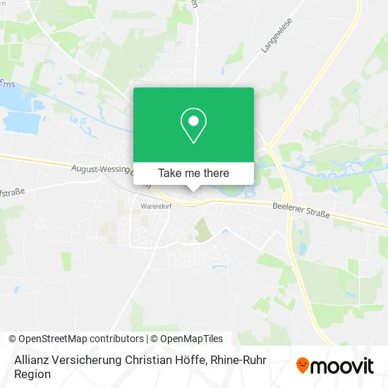 Карта Allianz Versicherung Christian Höffe