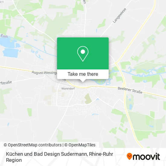 Карта Küchen und Bad Design Sudermann