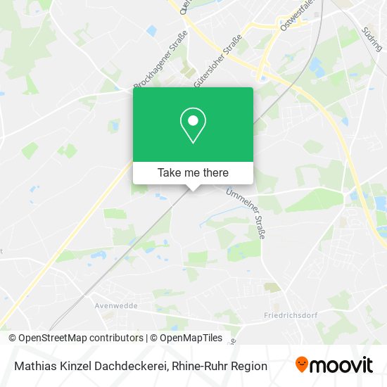 Mathias Kinzel Dachdeckerei map