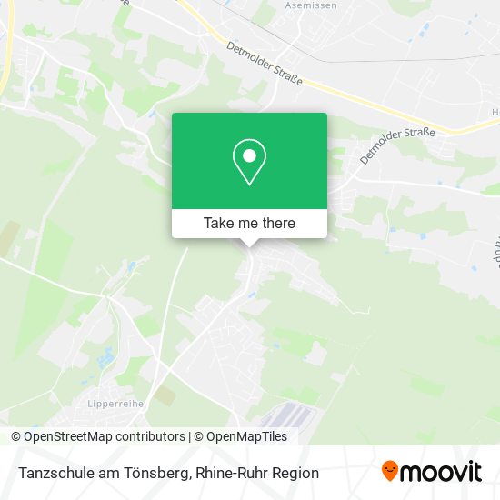 Tanzschule am Tönsberg map