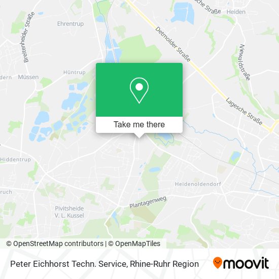 Peter Eichhorst Techn. Service map