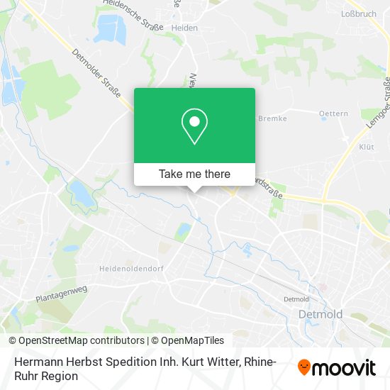Hermann Herbst Spedition Inh. Kurt Witter map