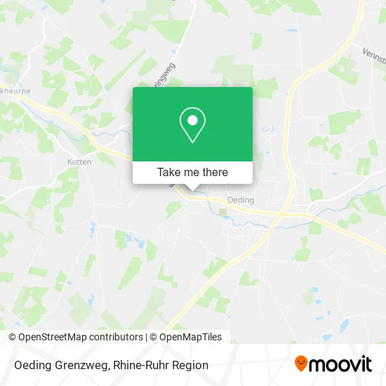 Карта Oeding Grenzweg