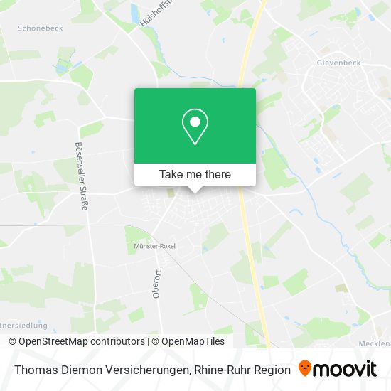 Thomas Diemon Versicherungen map