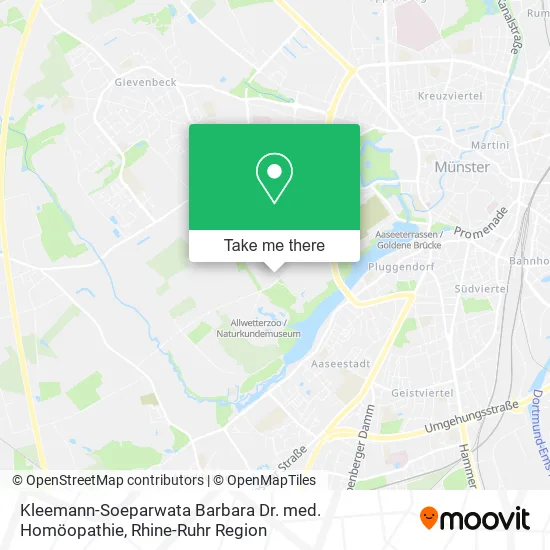Карта Kleemann-Soeparwata Barbara Dr. med. Homöopathie