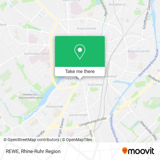 REWE map