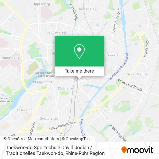 Карта Taekwon-do Sportschule David Josiah / Traditionelles Taekwon-do