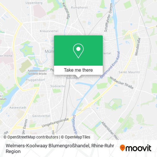 Welmers-Koolwaay Blumengroßhandel map