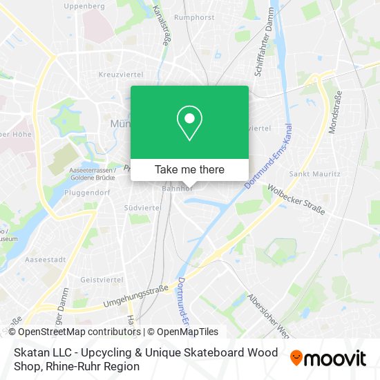 Skatan LLC - Upcycling & Unique Skateboard Wood Shop map