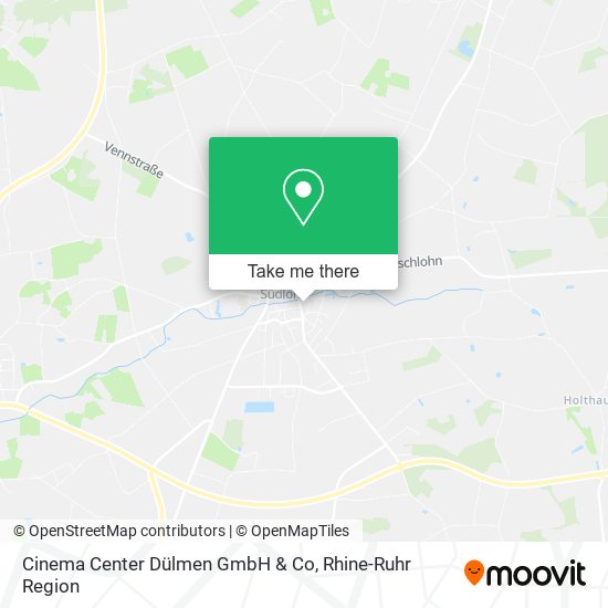 Cinema Center Dülmen GmbH & Co map