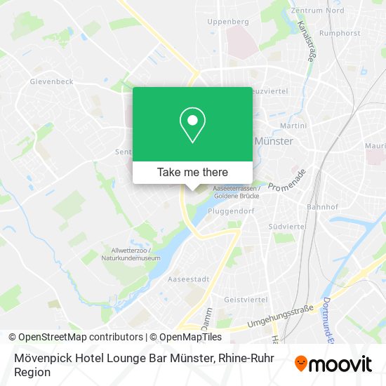 Mövenpick Hotel Lounge Bar Münster map