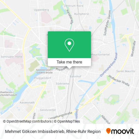 Mehmet Gökcen Imbissbetrieb map