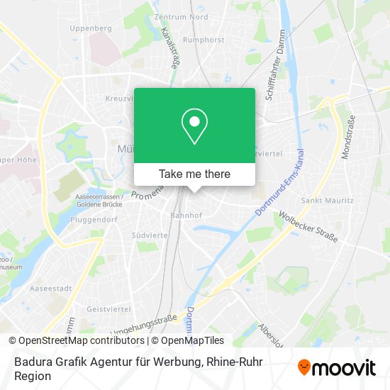 Badura Grafik Agentur für Werbung map