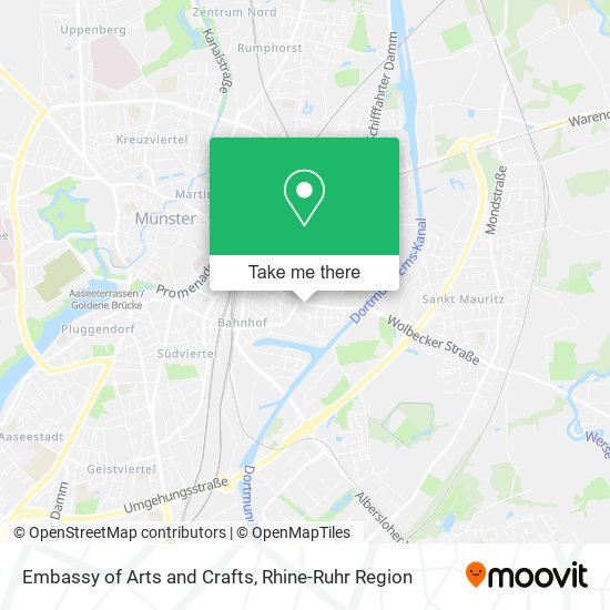 Embassy of Arts and Crafts map