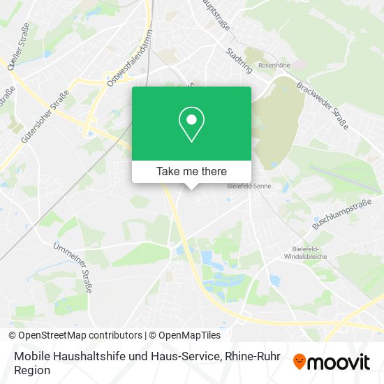 Mobile Haushaltshife und Haus-Service map