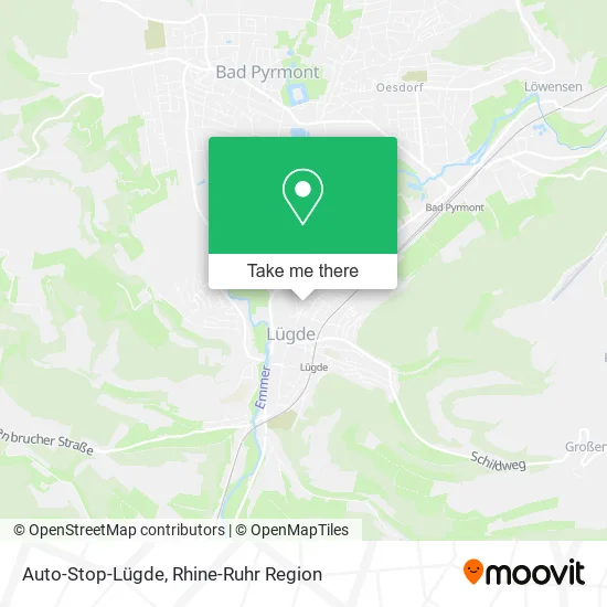 Карта Auto-Stop-Lügde