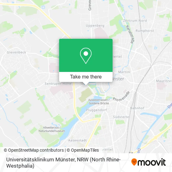 Universitätsklinikum Münster map