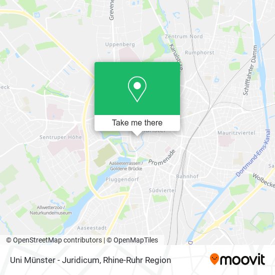 Uni Münster - Juridicum map