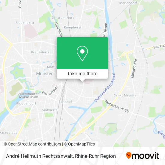 Карта André Hellmuth Rechtsanwalt