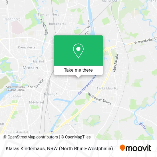 Klaras Kinderhaus map