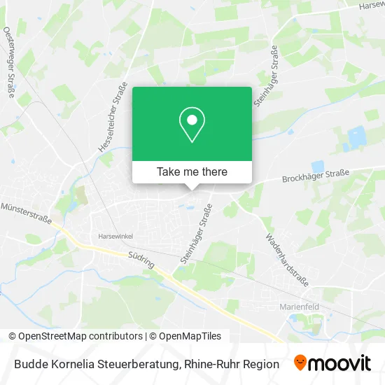 Карта Budde Kornelia Steuerberatung