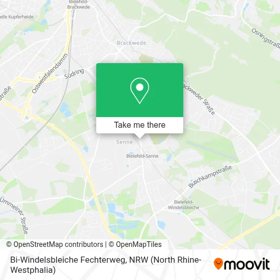 Bi-Windelsbleiche Fechterweg map