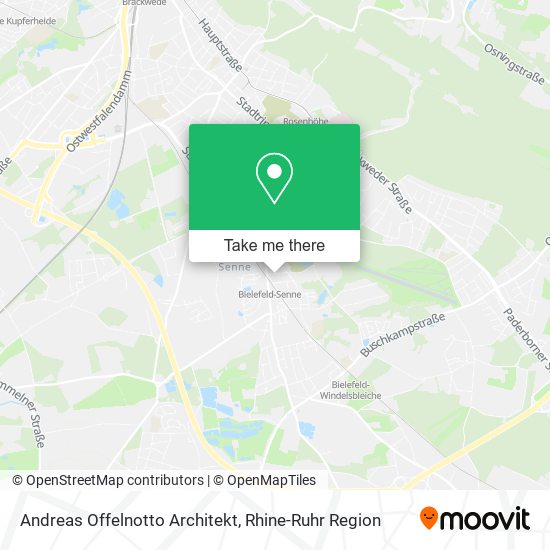 Andreas Offelnotto Architekt map